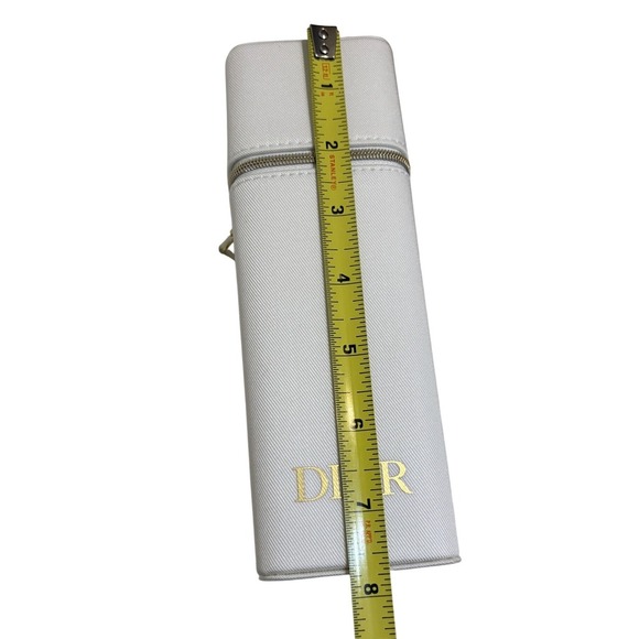 Dior Makeup Brush Set With White Leather Case Gold Logo New - Picture 6 of 10